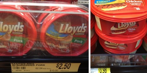 Walmart: Lloyd’s Barbecue Meat Tubs As Low As $0.75 Each
