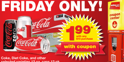 CVS: Coke, Diet Coke, & Select 12-packs Only $1.99 with any $10 Purchase (6/8 Only)