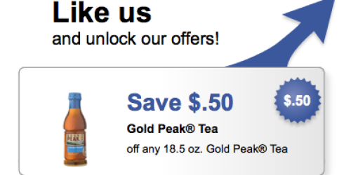 New $0.50/1 Gold Peak Tea Coupon = Inexpensive Drinks at Target & Walmart