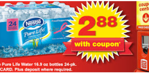 CVS: 24-Pack Nestle Pure Life Water Only $2.38 (6/13 Only)