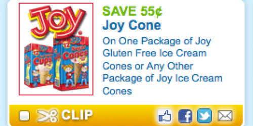 CVS: Joy Ice Cream Cones Only $0.45