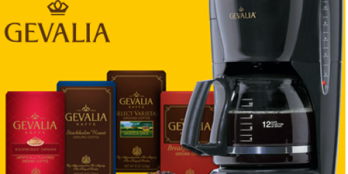 *HOT* Gevalia Coffeemaker + 4 Boxes of Gourmet Coffee Only $9.99 Shipped