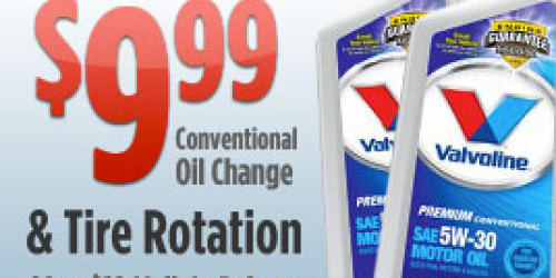 NTB: Oil Change and Tire Rotation Only $9.99 After Mail-In Rebate