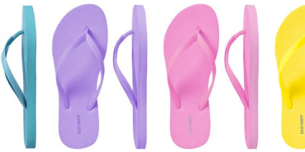 Old Navy: $1 Flip Flops Pre-Sale for Old Navy, Gap, and Banana Republic Cardholders (Today Only)