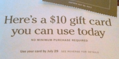 FREE $10 Gift Card Possibly in L.L.Bean Summer Catalog = Free Item + Free Shipping