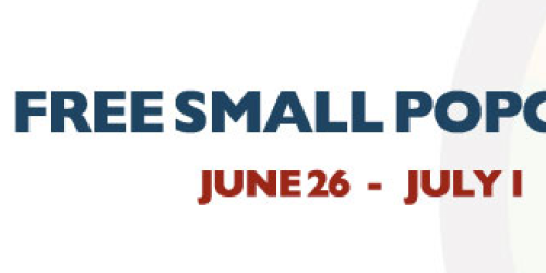 Regal Cinemas: Free Small Popcorn