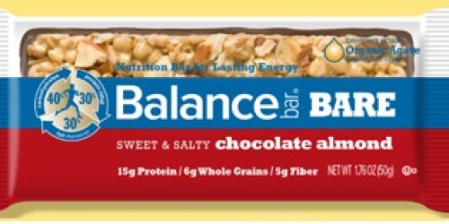 Rare $1.10/3 Balance Bars Coupon (Facebook)