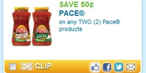 Rare $0.50/2 Pace Product Coupon = $0.75 Pace Queso or Salsa at Walmart