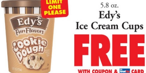 Price Chopper: FREE Edy’s Ice Cream Cup (Tomorrow, 7/15 Only) + More
