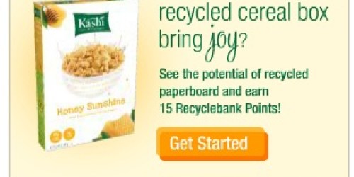 Recyclebank: Earn 15 More Points