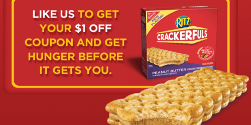 $1/2 Ritz Crackerfuls Coupon (Still Available) = Only $0.38 at Walmart