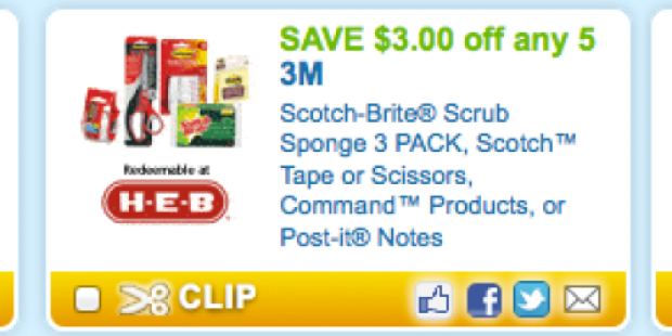 High-Value 3M Coupons (Save on Post-It Notes, Tape, Scissors + More) + Walmart Scenarios