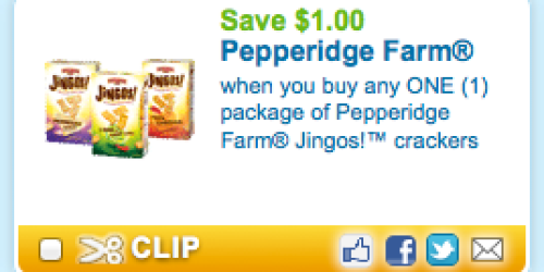 $1/1 Pepperidge Farm Jingos! Crackers Coupon
