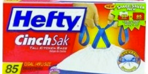 ShopAtHome.com: 13 Gallon Hefty CinchSak Tall Kitchen Bags 85 ct. Only $12.59 Shipped