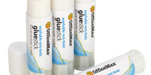 OfficeMax.com: Glue Sticks Only 4¢ Each + MaxPerks Rewards Items are Back in Stock