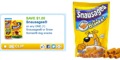 New $1/1 Snausages Coupon = Free at Family Dollar (+ New Pup-Peroni and Milo’s Kitchen Coupons!)