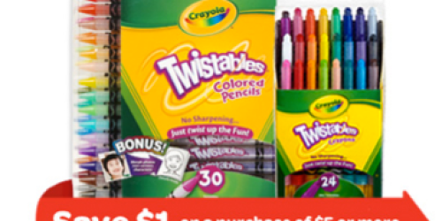Rare $1 Off $5 Select Crayola Products Coupon (1st 10,000!) + 25¢ Crayola Crayons at Toys R Us
