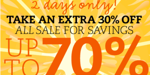 Lands’ End: Extra 30% Off Sale Items + FREE Shipping = Great Back to School Deals