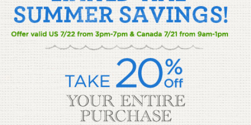 Michaels: 20% Off Entire Purchase Coupon (Includes Sale Items!) + More