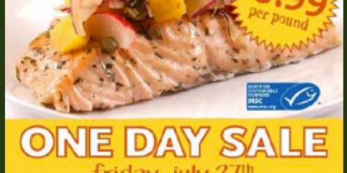 Whole Foods: Alaska Salmon Sale (July 27th)
