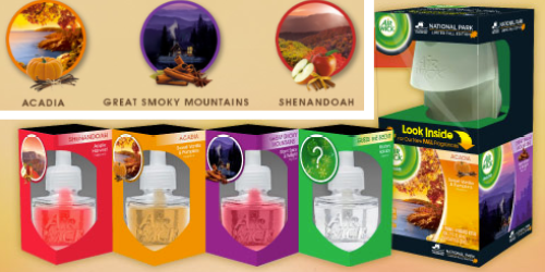 Air Wick Sweepstakes: Win Oil Warmer + National Park Fall Collection Fragrance Set (500 Winners!)