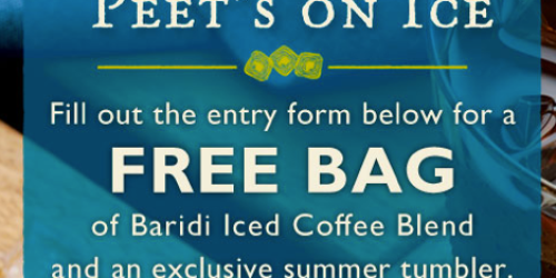 *HOT* FREE Full-Size Bag of Baridi Iced Coffee AND 16 oz Tumbler (While Supplies Last!)