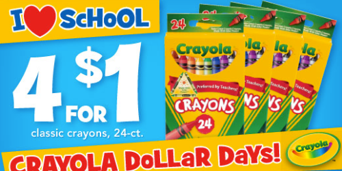 Toys R Us: $0.25 Crayola Crayons (24 Pack) + More