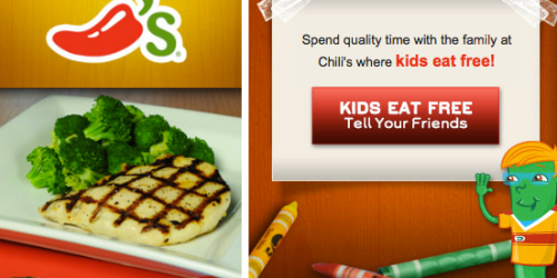 Chili’s Grill & Bar: Kids Eat Free + Free Chips & Queso w/ Entree Purchase