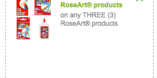 *HOT* $1/3 RoseArt Printable Coupon = FREE School Supplies at Target (& Other Stores?)