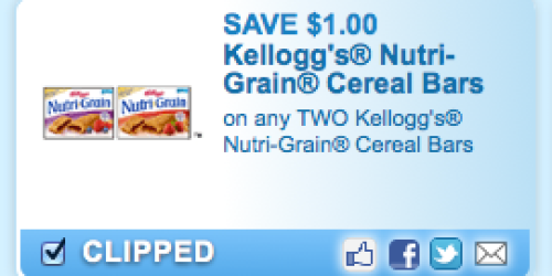 Target: Kellogg’s FiberPlus Nutty Delights Bars Only $0.47 (After Gift Card) + More