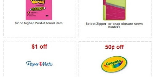Target: New Back to School Store Coupons