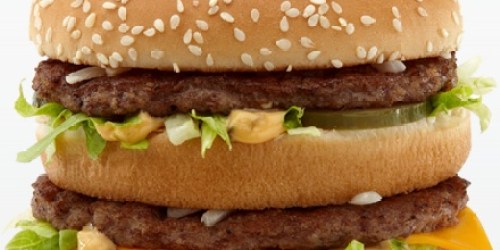 McDonald’s: Buy 1 Big Mac or Quarter Pounder Get 1 for a Penny (8/16)