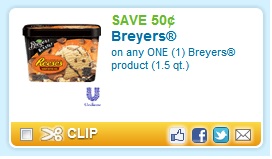Coupons.com: Rare $0.50/1 Breyers Product Coupon