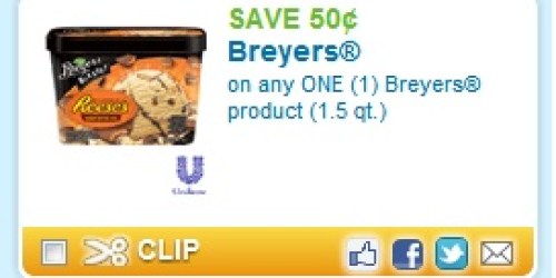 Coupons.com: Rare $0.50/1 Breyers Product Coupon