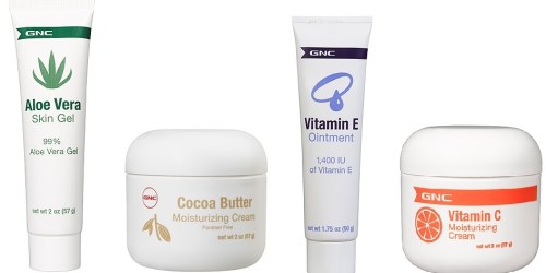 GNC: FREE Shipping Sitewide (No Minimum!) = Select Moisturizers Only $1 Each Shipped