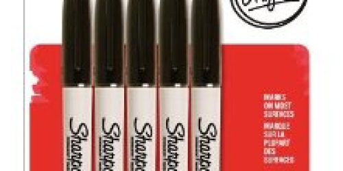 Amazon: 5-Pack Sharpie Markers Only $1 Shipped