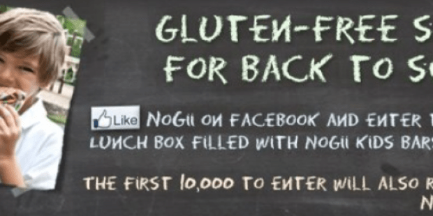FREE Gluten-Free NoGii Kids Marshmallow Crisp Bar (Facebook) — 1st 10,000