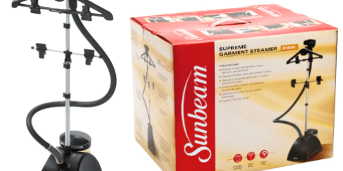 Amazon: Sunbeam Supreme 1500-Watt Garment Steamer Only $39.99 Shipped (Reg. $129.99!)