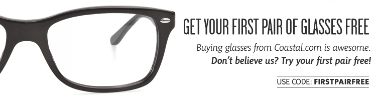 coastal glasses first pair free