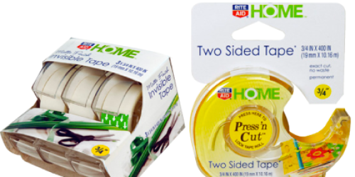 Rite Aid: Cheap Tape (Great for Back to School!)