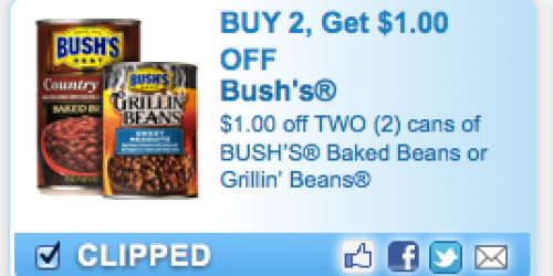 Rare $1/2 BUSH’S Beans Coupon + CVS Deal