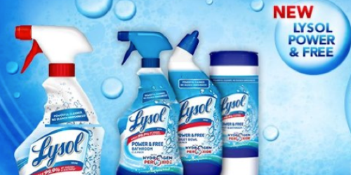High Value $1/1 Lysol Power & Free Product Coupon
