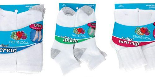 Rare $1.50/2 ANY Packages of Fruit of the Loom Socks Coupon (Facebook)