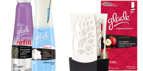 *HOT* Buy 1 Get 1 FREE Glade Expressions Coupons = Great Deals at Target & Walmart