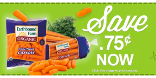 Rare $0.75/1 Earthbound Farm Organic Product Coupon = Only $0.37 Carrots at Walmart