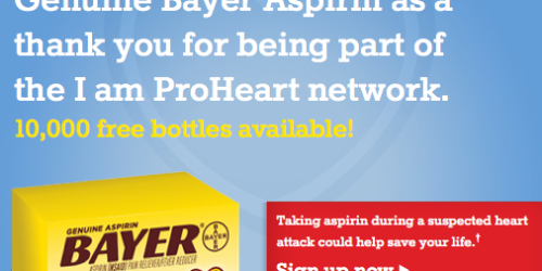 Free Bayer Aspirin–1st 10,000