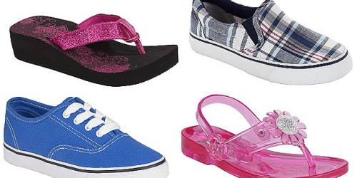 Kmart.com: *HOT* Kids’ Shoes & Sandals as Low as Only $0.99 Each (+ $5 Off $45 Purchase)