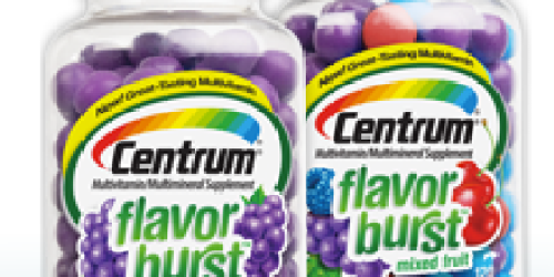 New $2/1 Centrum Flavor Burst Coupon = Great Deal at Target (with Coupon Stack)