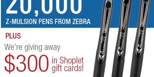 Shoplet.com: FREE Zebra Z-Mulsion Pen (1st 20,000!)