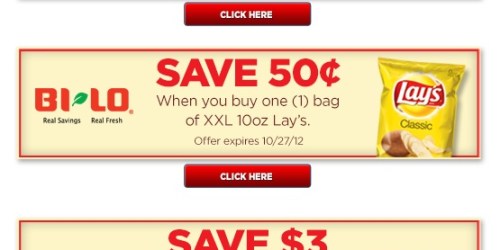 3 Rare $0.50/1, $1/2, and $3/3 Lay’s Manufacturer’s Coupons (New Link – Facebook)
